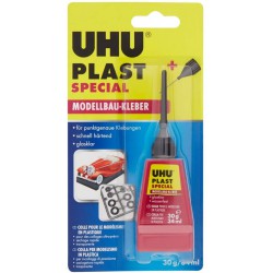 UHU 45885 Plastic Glue 34 gr. + needle