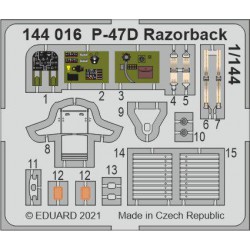 EDUARD 144016 1/144 P-47D Razorback