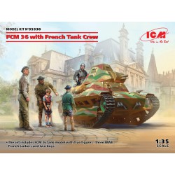 ICM 35338 1/35 FCM 36 with French Tank Crew