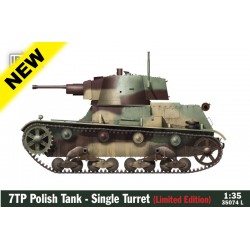 IBG MODELS 35074L 1/35 7TP Polish Tank - Single Turret