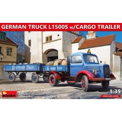 MINIART 38023 1/35 German Truck L1500S w/Cargo Trailer