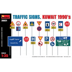 MINIART 35631 1/35 Traffic Signs. Kuwait 1990's