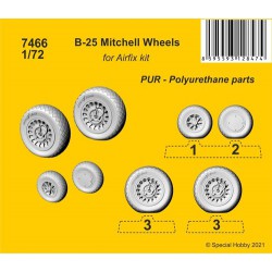 CMK 7466 1/72 B-25 Mitchell Wheels (for Airfix)