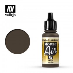 VALLEJO 71.040 Model Air Burnt Umber Color 17 ml.