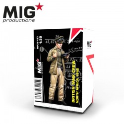 MIG PRODUCTIONS MP35-423 1/35 BRITISH TANK CREWMAN EATING – NORTH AFRICA 1942