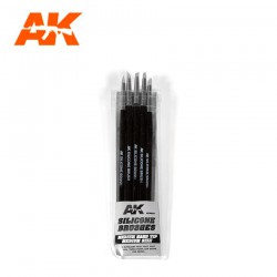 AK INTERACTIVE AK9086 SILICONE BRUSHES MEDIUM TIP MEDIUM