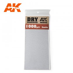 AK INTERACTIVE AK9042 Papier Abrasif à Sec Grain 1000