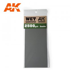 AK INTERACTIVE AK9037 WET SANDPAPER 2500