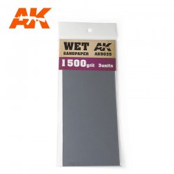 AK INTERACTIVE AK9035 Papier Abrasif à l'Eau Grain 1500