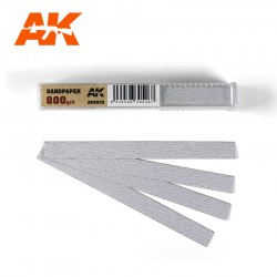 AK INTERACTIVE AK9025 SANDPAPER GRAIN 800 (DRY)