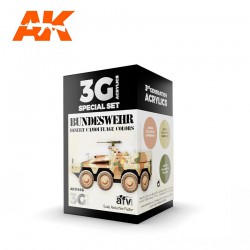 AK INTERACTIVE AK11666 BUNDESWEHR DESERT COLORS SET