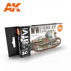 AK INTERACTIVE AK11660 WWI FRENCH COLORS SET