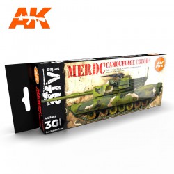 AK INTERACTIVE AK11653 MERDC CAMOUFLAGE COLORS SET