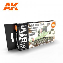 AK INTERACTIVE AK11646 BRITISH DESERT NORTH AFRICA AND MEDITERRANEAN SET