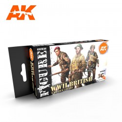 AK INTERACTIVE AK11636 WWII BRITISH UNIFORM COLORS SET