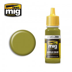 AMMO BY MIG A.MIG-0269 ACRYLIC COLOR Nakajima Interior Green 17 ml.