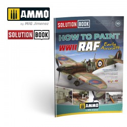 AMMO BY MIG A.MIG-6522 How to Paint WWII RAF Early Aircraft Solution Book (Anglais-Français-Espagnol)