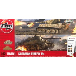 AIRFIX A50186 1/72 Tiger 1 vs Sherman Firefly Classic Conflict