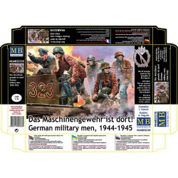 MASTERBOX MB35218 1/35 German military men, 1944-1945. Das Maschinengewehr ist dort!