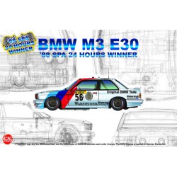 NUNU PN24017 1/24 BMW M3 E30 '88 Spa 24 Hours Winner