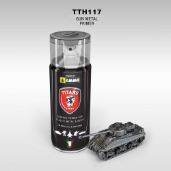 AMMO BY MIG TTH117 TITANS HOBBY Gun Metal Primer 400 ml.