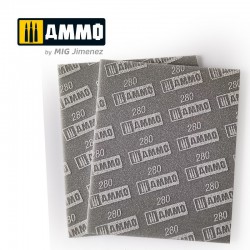 AMMO BY MIG A.MIG-8558 Sanding Sponge Sheet (280) – 2 pcs. 