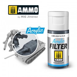 AMMO BY MIG A.MIG-0829 ACRYLIC FILTER Pale Blue 15 ml.