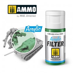 AMMO BY MIG A.MIG-0826 ACRYLIC FILTER Phthalo Green 15 ml.
