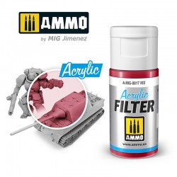 AMMO BY MIG A.MIG-0817 ACRYLIC FILTER Red 15 ml.