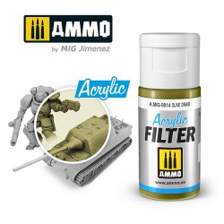 AMMO BY MIG A.MIG-0814 ACRYLIC FILTER Olive Drab 15 ml.