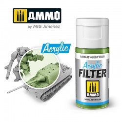 AMMO BY MIG A.MIG-0810 ACRYLIC FILTER Bright Green 15 ml.