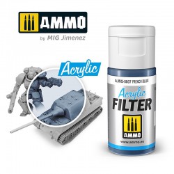 AMMO BY MIG A.MIG-0807 ACRYLIC FILTER French Blue 15 ml.