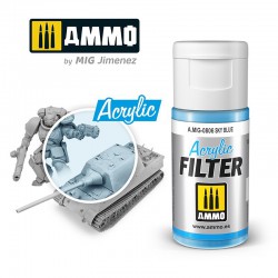 AMMO BY MIG A.MIG-0806 ACRYLIC FILTER Sky Blue 15 ml.