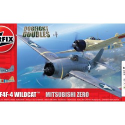 AIRFIX A50184 1/72 Grumman Wildcat & Mitsubishi Zero Dogfight Doubles
