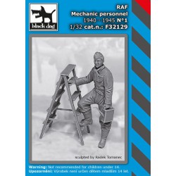 BLACK DOG F32129 1/32 RAF mechanic personnel 1940-45 N1