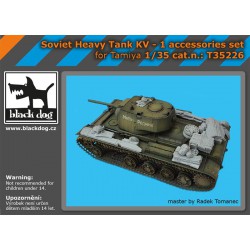 BLACK DOG T35226 1/35 Soviet heavy tank Kv -1 accessories set