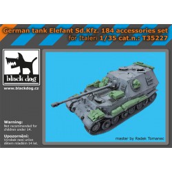 BLACK DOG T35227 1/35 German tank Elefant Sd.Kfz 184 accessories set