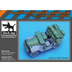 BLACK DOG T35228 1/35 Russian field car Gaz 67 B accessories set