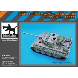 BLACK DOG T35229 1/35 Tiger I Pz Kpfw VI aaccessories set