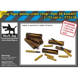 BLACK DOG T72118 1/72 King tiger ammo crate
