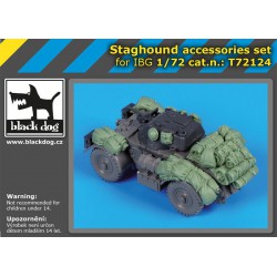 BLACK DOG T72124 1/72 Staghound accessories set