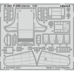 EDUARD 32988 1/32 P-40M interior