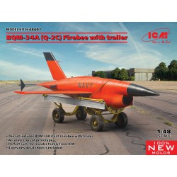 ICM 48401 1/48 BQM-34A (Q-2C) Firebee with trailer (1 airplane and trailer)