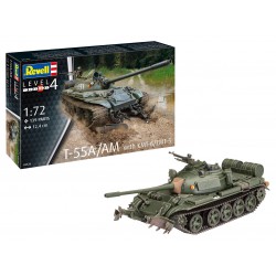 REVELL 03328 1/72 T-55A/AM with KMT-6/EMT-5