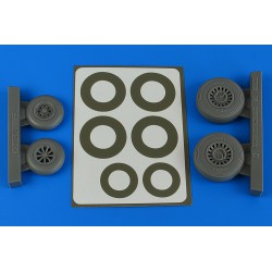 AIRES 4841 1/48 A-26B/C (B-26B/C) Invader wheels & paint masks early for ICM