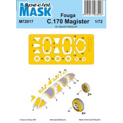 SPECIAL MASK M72017 1/72 Fouga C.170 Magister Mask
