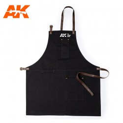 AK INTERACTIVE AK9200 AK OFFICIAL APRON BLACK