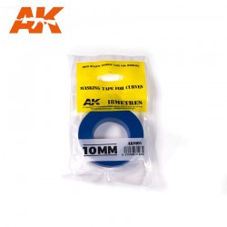 AK INTERACTIVE AK9185 MASKING TAPE FOR CURVES 10MM