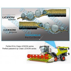 FARMMODELS PCD-CL-950250 1/32 Stickers CLaas LEXION CEMOS AUTOMATIC