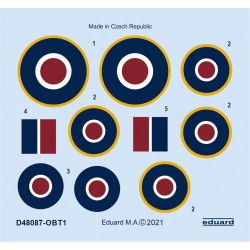 EDUARD D48087 1/48 Tempest Mk.II roundels for EDUARD/SPECIAL HOBBY